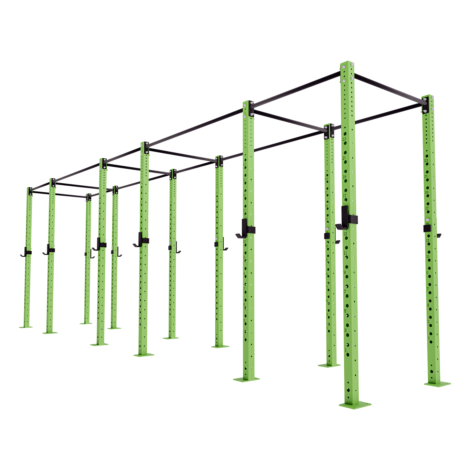 Bison Series - 6 Bay Freestanding Rig | CrossFit Functional Rig Bison Series - 6 Bay Freestanding Rig | CrossFit Functional Rig