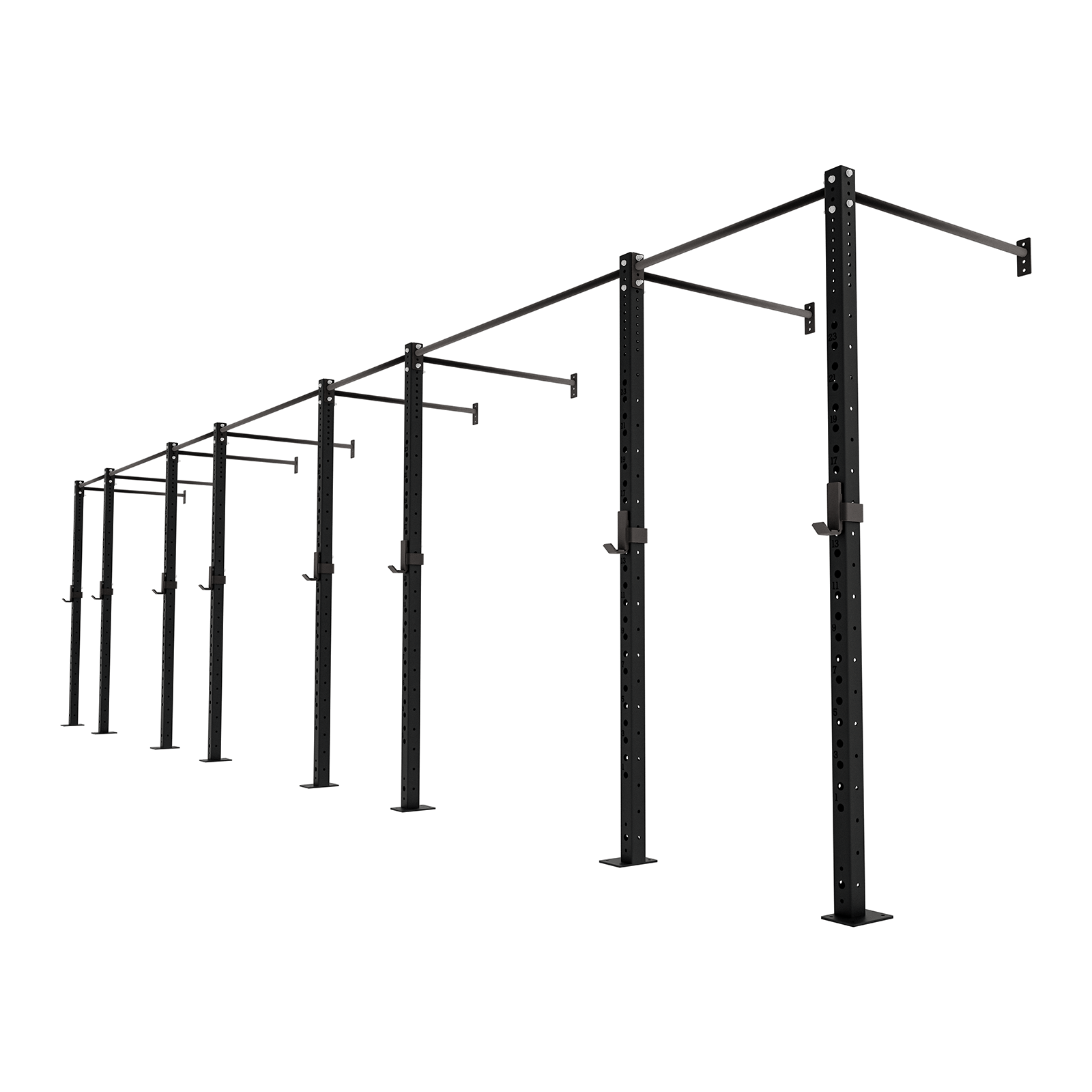 Bison Series - 4 Bay Wall Mounted Rig