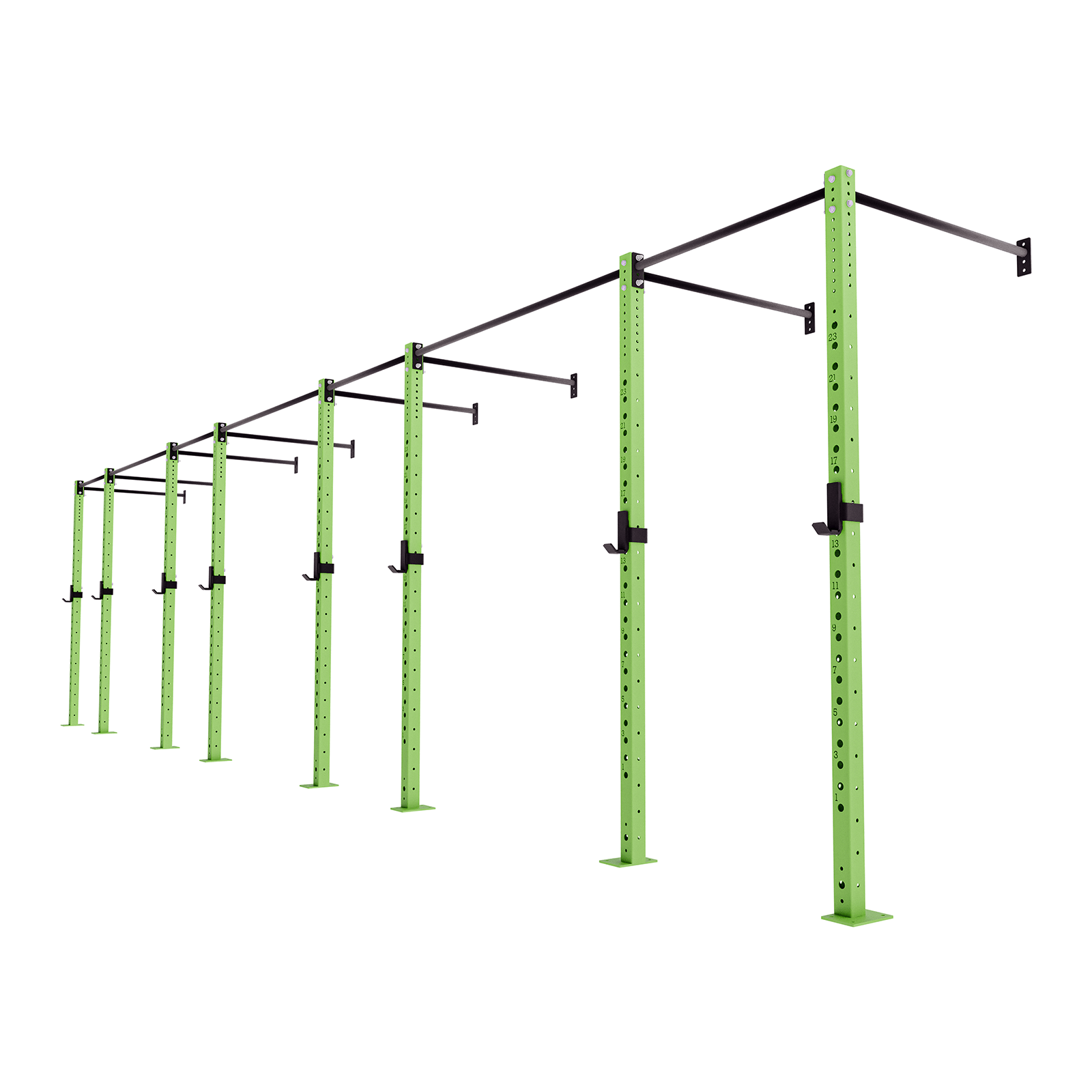 Bison Series - 4 Bay Wall Mounted Rig
