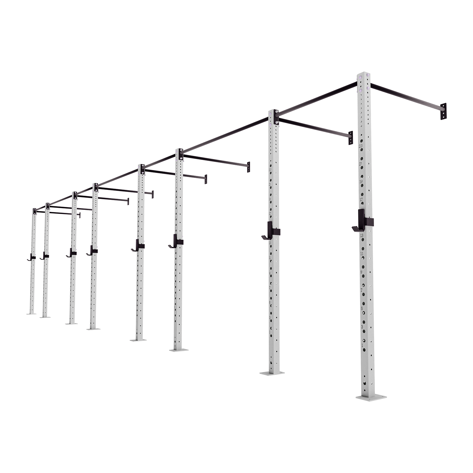 Bison Series - 4 Bay Wall Mounted Rig