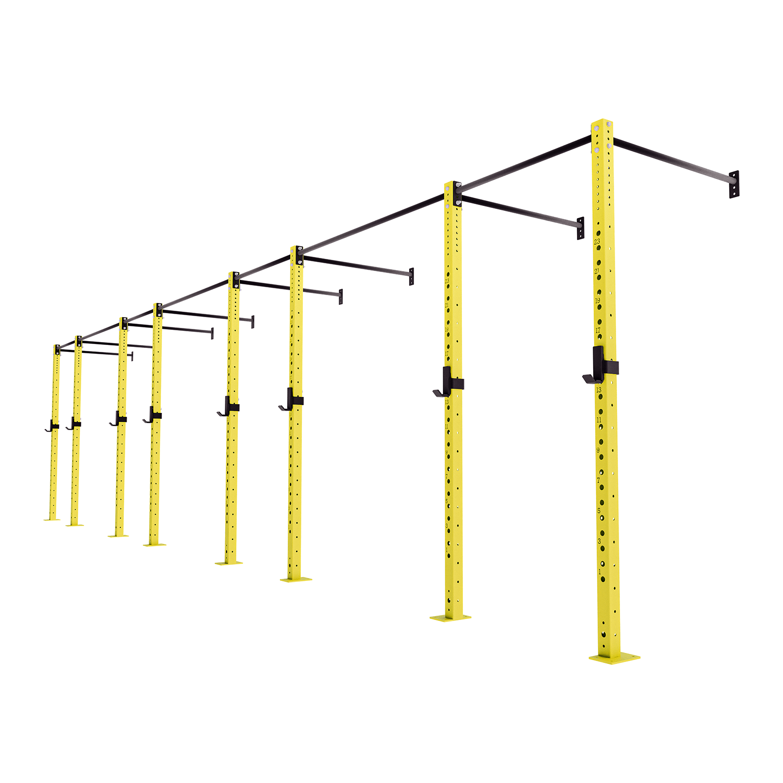 Bison Series - 4 Bay Wall Mounted Rig