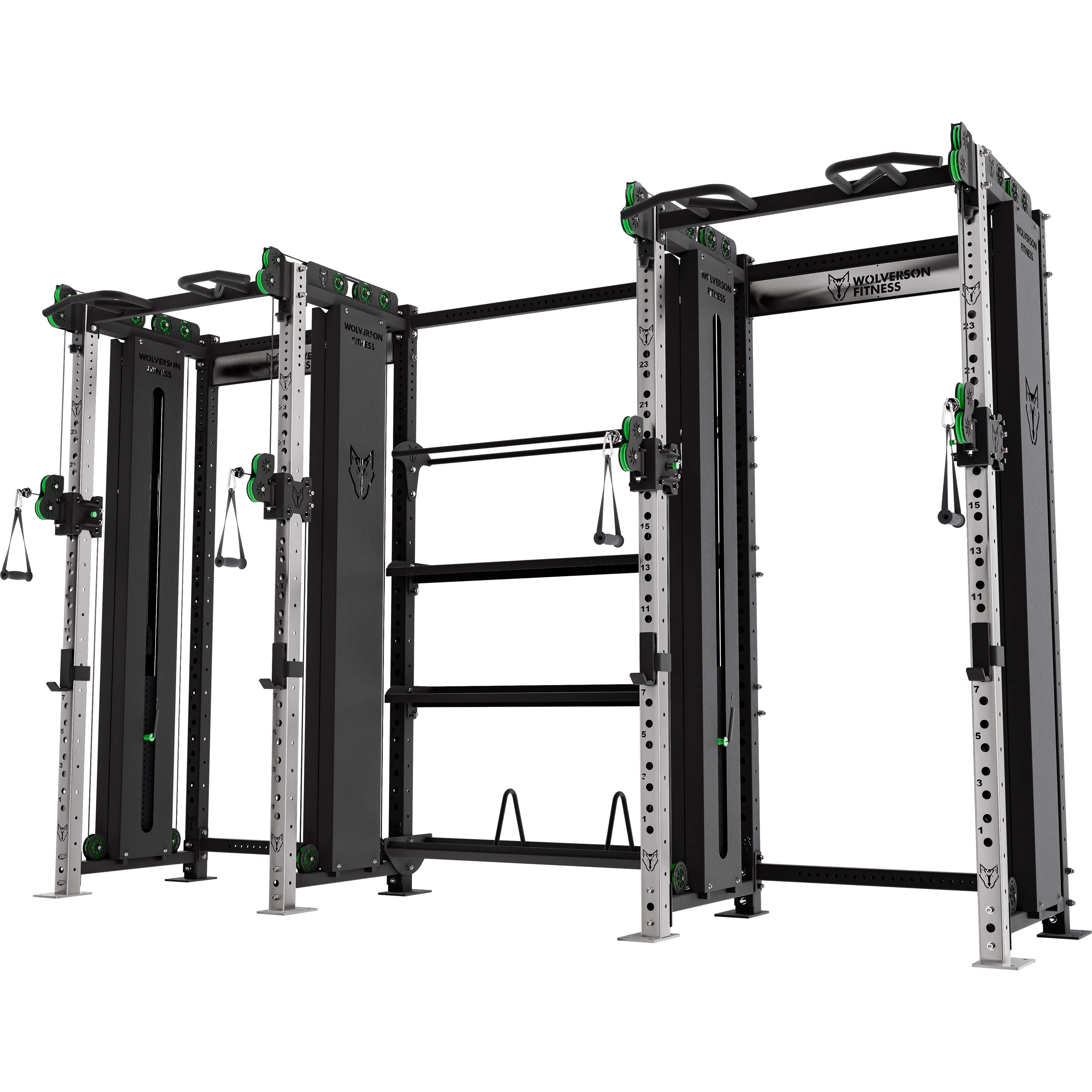 The Dual Compact Titan Rack W/Storage