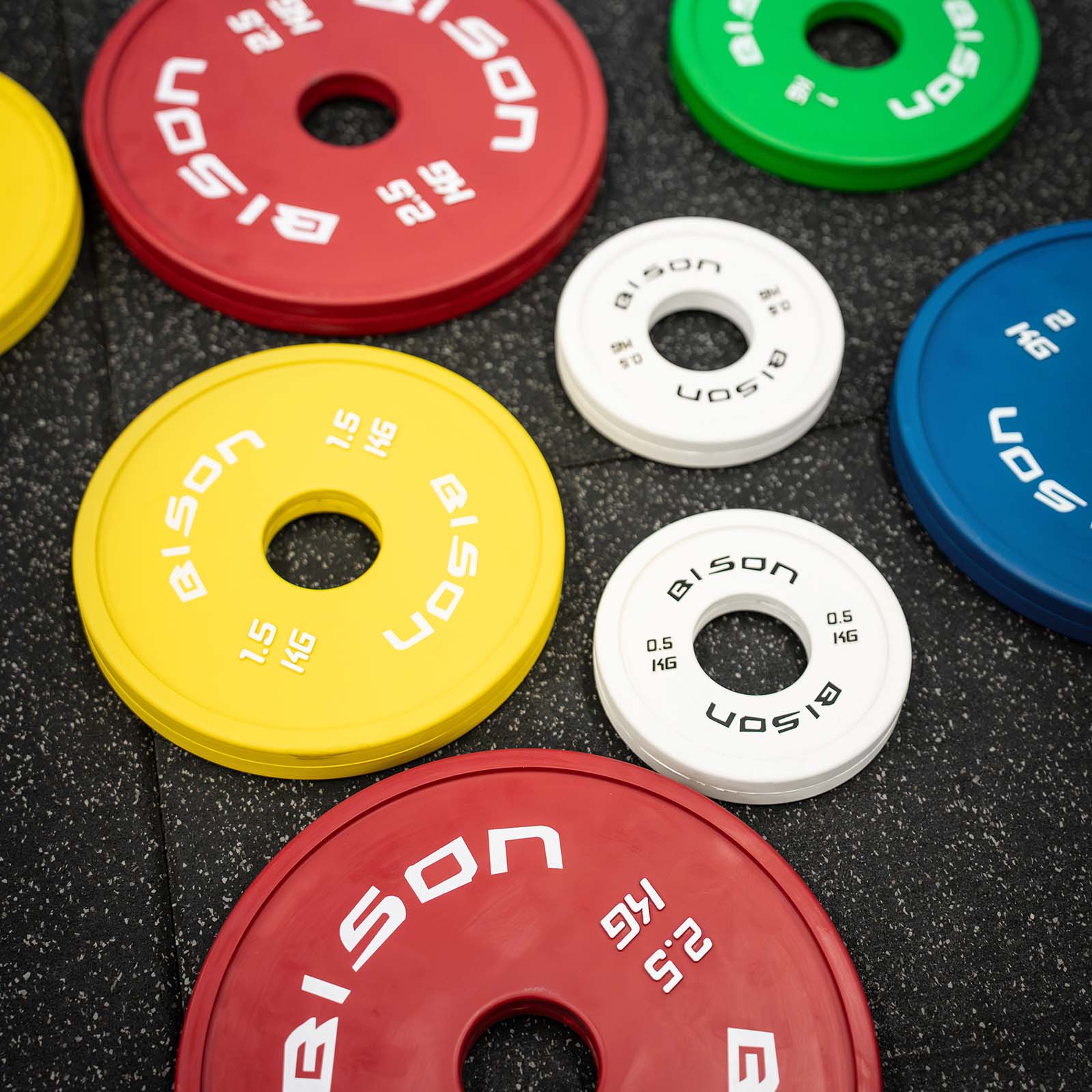 Bison Fractional Plates Set (0.5kg - 2.5kg)