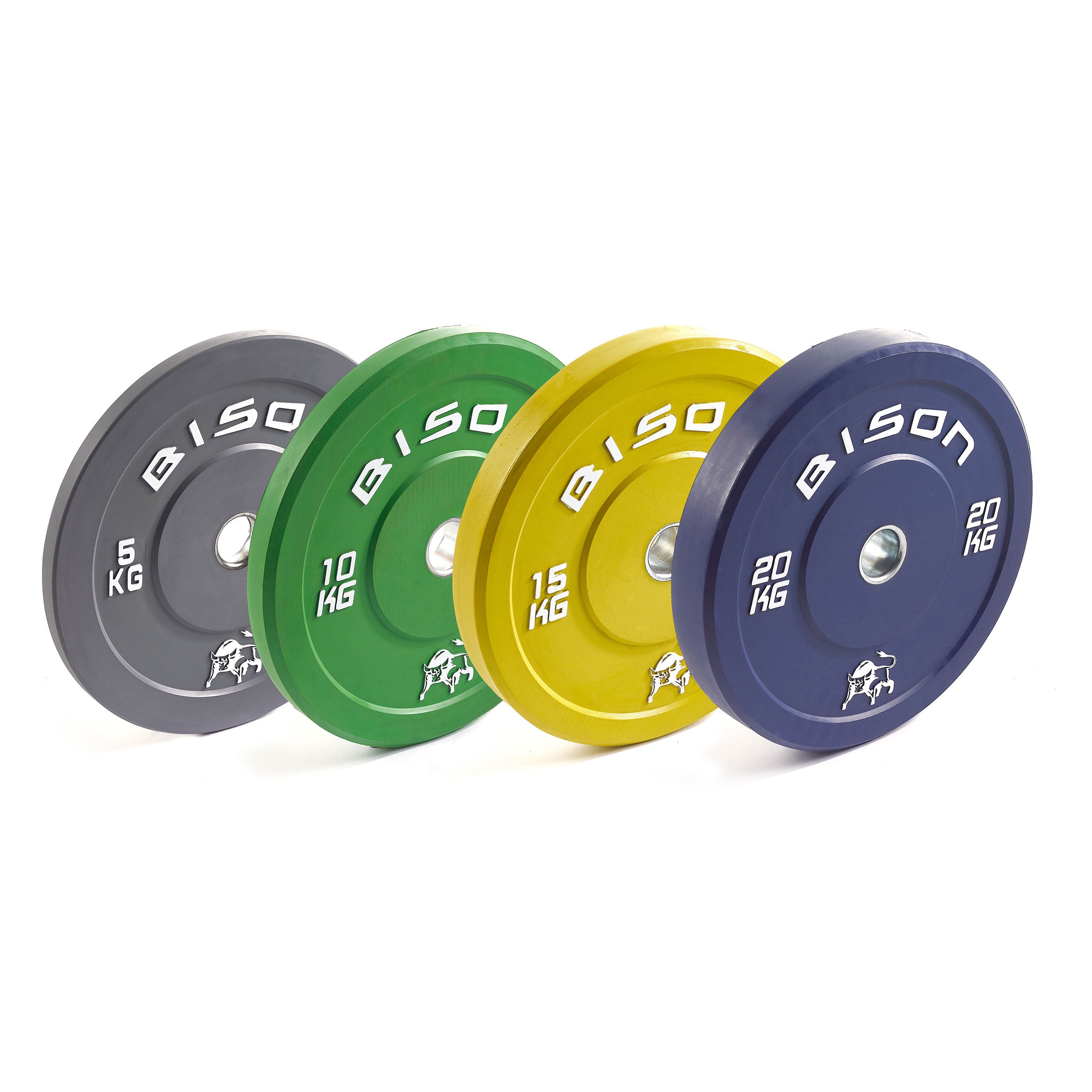 Bison Colour Bumper Plates - Wolverson Fitness