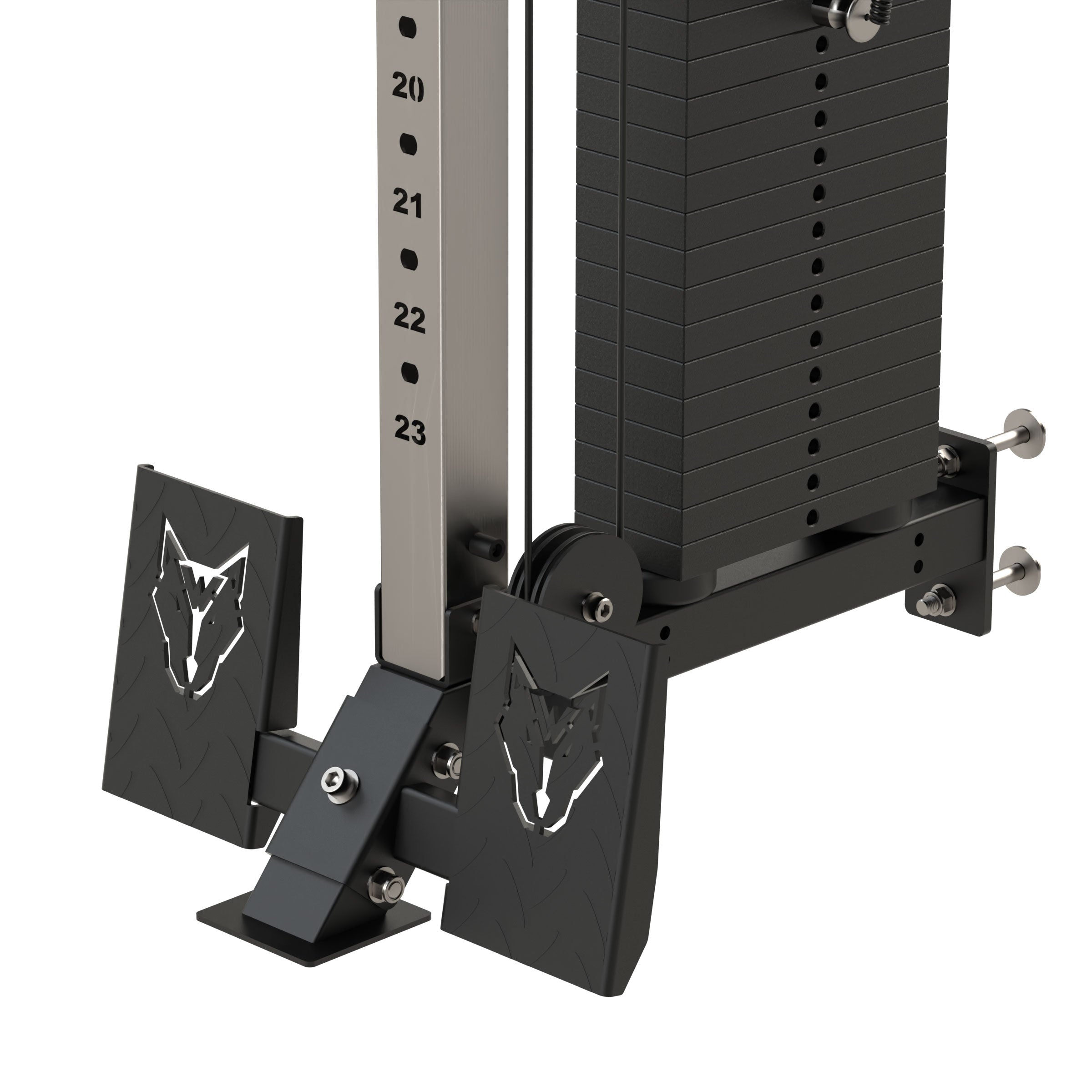 Bison Series - Single Pulley Attachment (PRE-ORDER - SHIPPING W/C 21/11) - Wolverson Fitness
