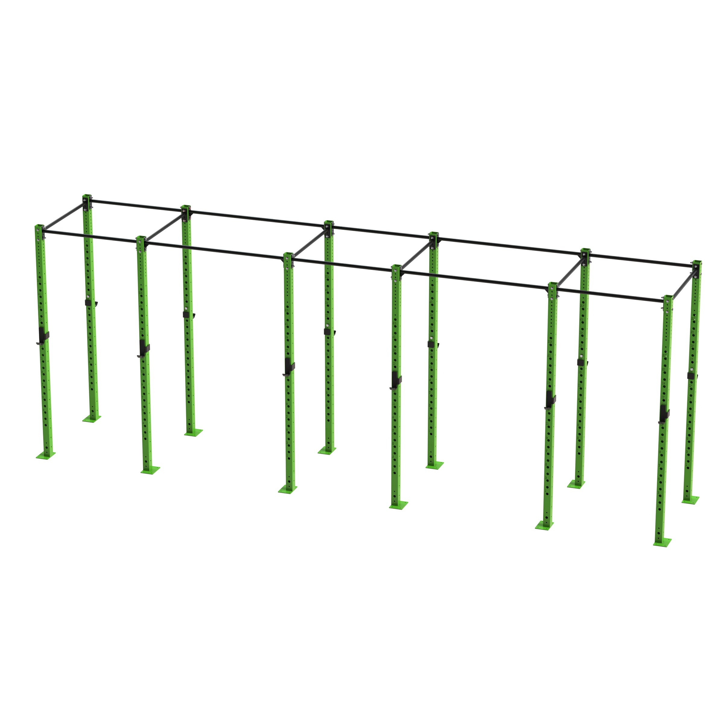 Bison Series - 6 Bay Freestanding Rig - Wolverson Fitness
