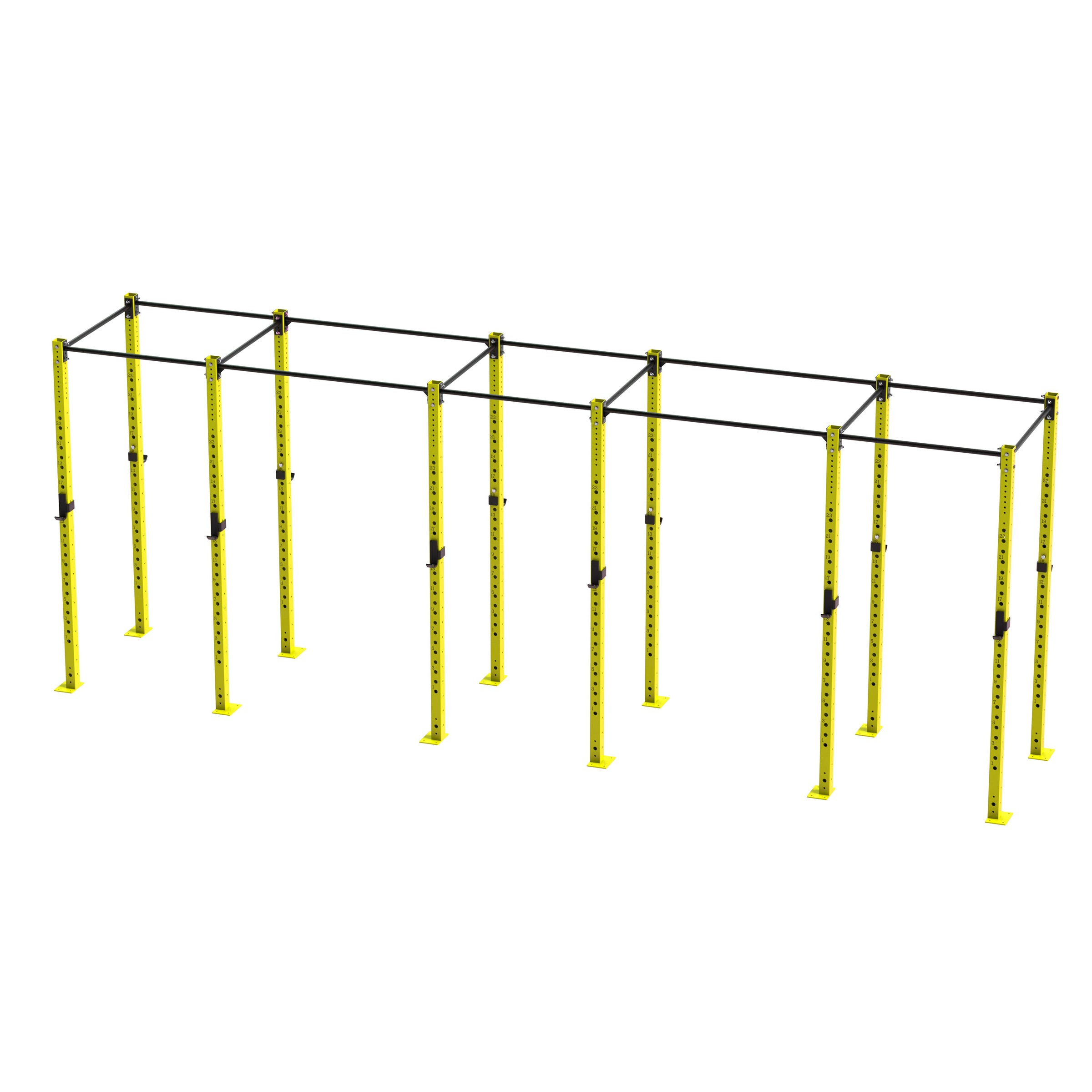 Bison Series - 6 Bay Freestanding Rig - Wolverson Fitness