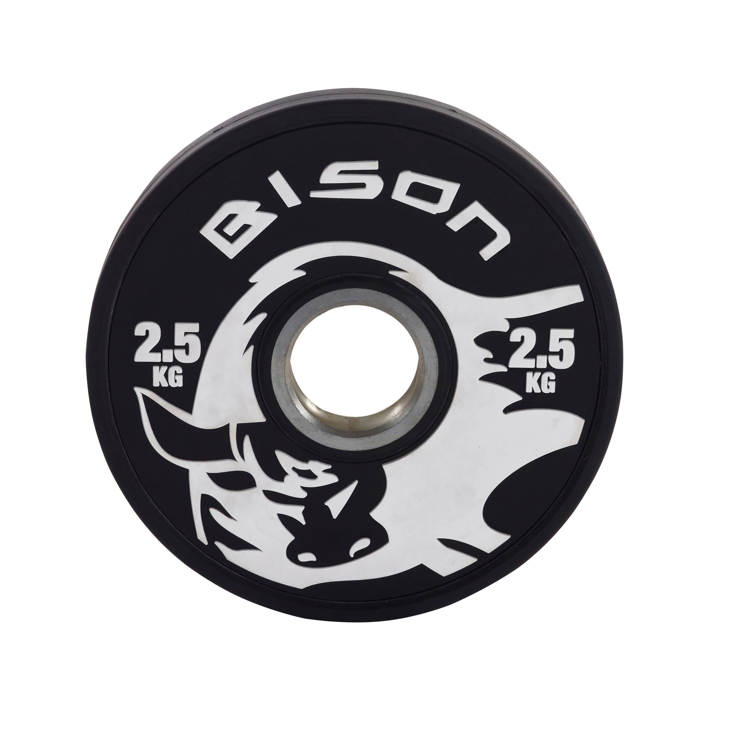 Bison Black Fractional Plates - Wolverson Fitness
