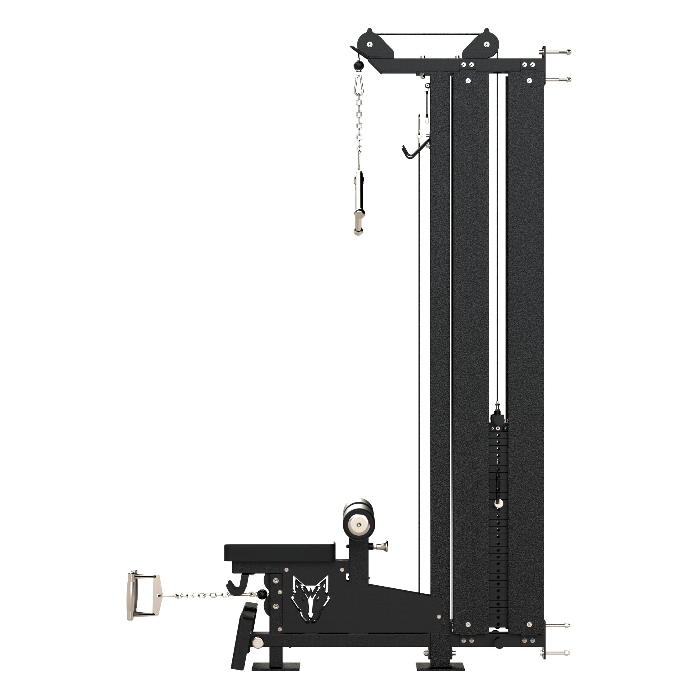 Wolverson Lat Pulldown & Seated Row (w/ 135kg weight stack) - Ex Demo