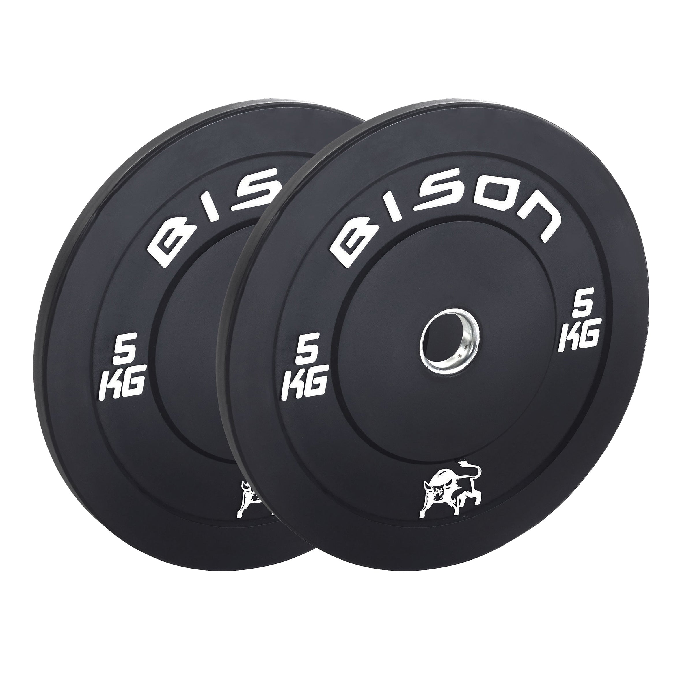 Bison Black Bumper Plates