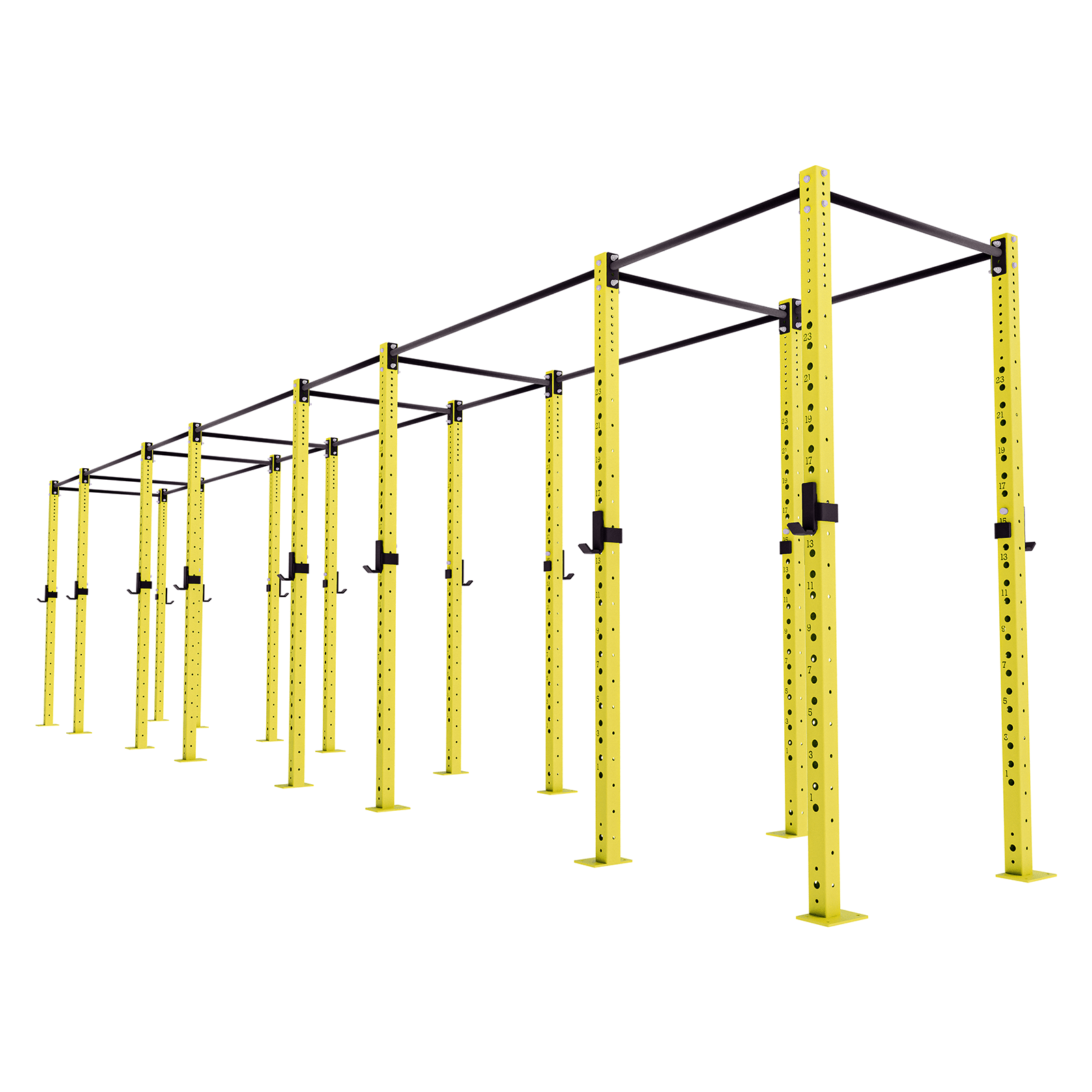 Frisbee Rig Bison Series - 8 Bay Freestanding Rig | CrossFit Functional Rig