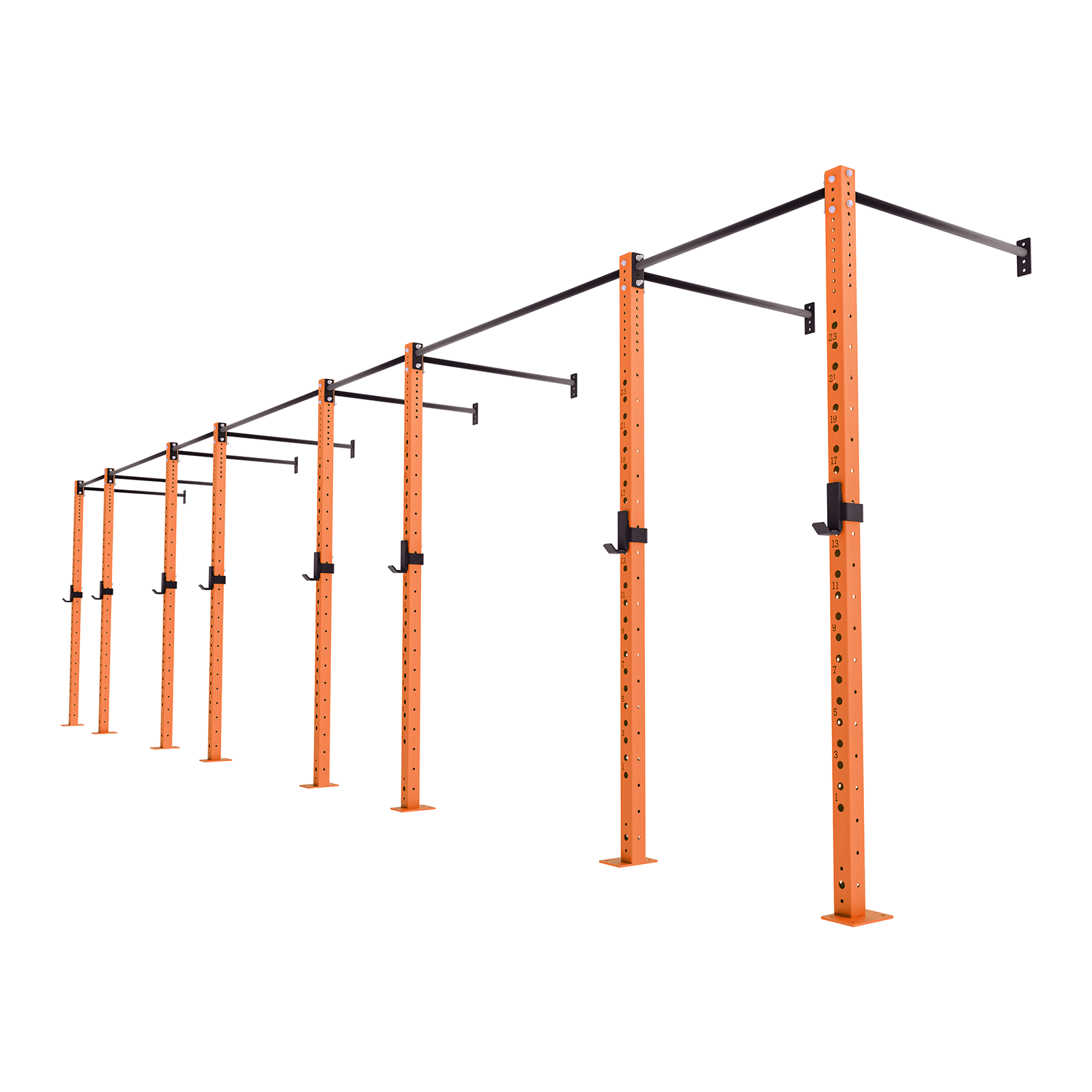 Bison Series - 4 Bay Wall Mounted Rig
