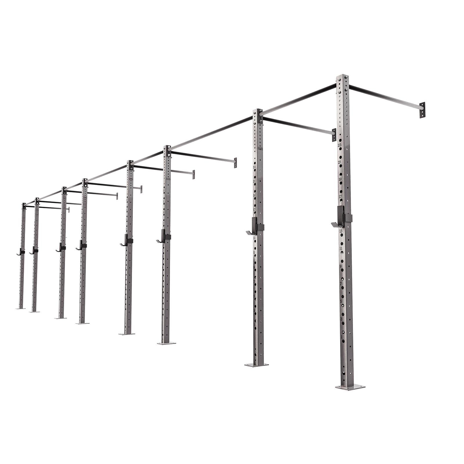 Bison Series - 4 Bay Wall Mounted Rig