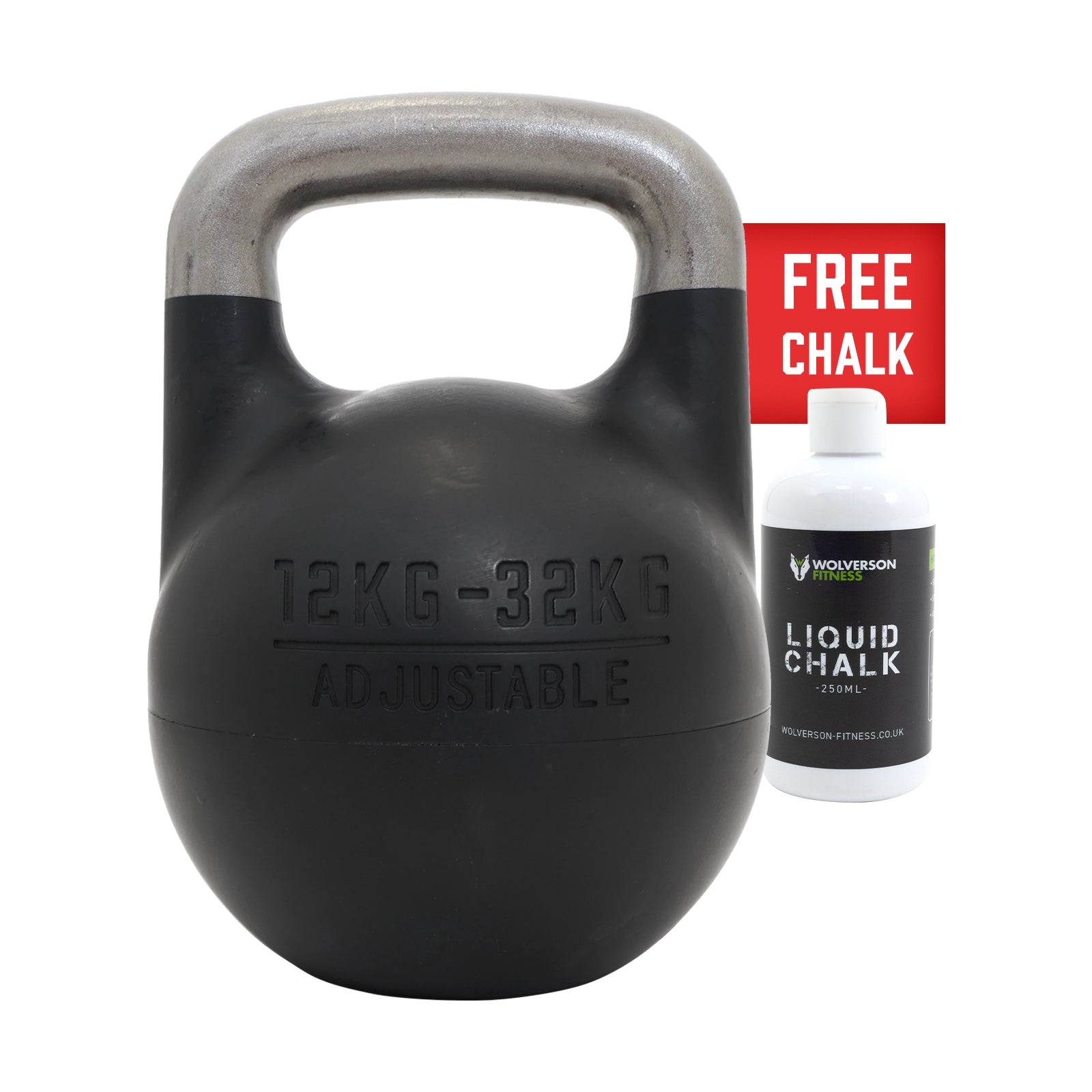 Wolverson Adjustable Competition Kettlebell (With Free Chalk)
