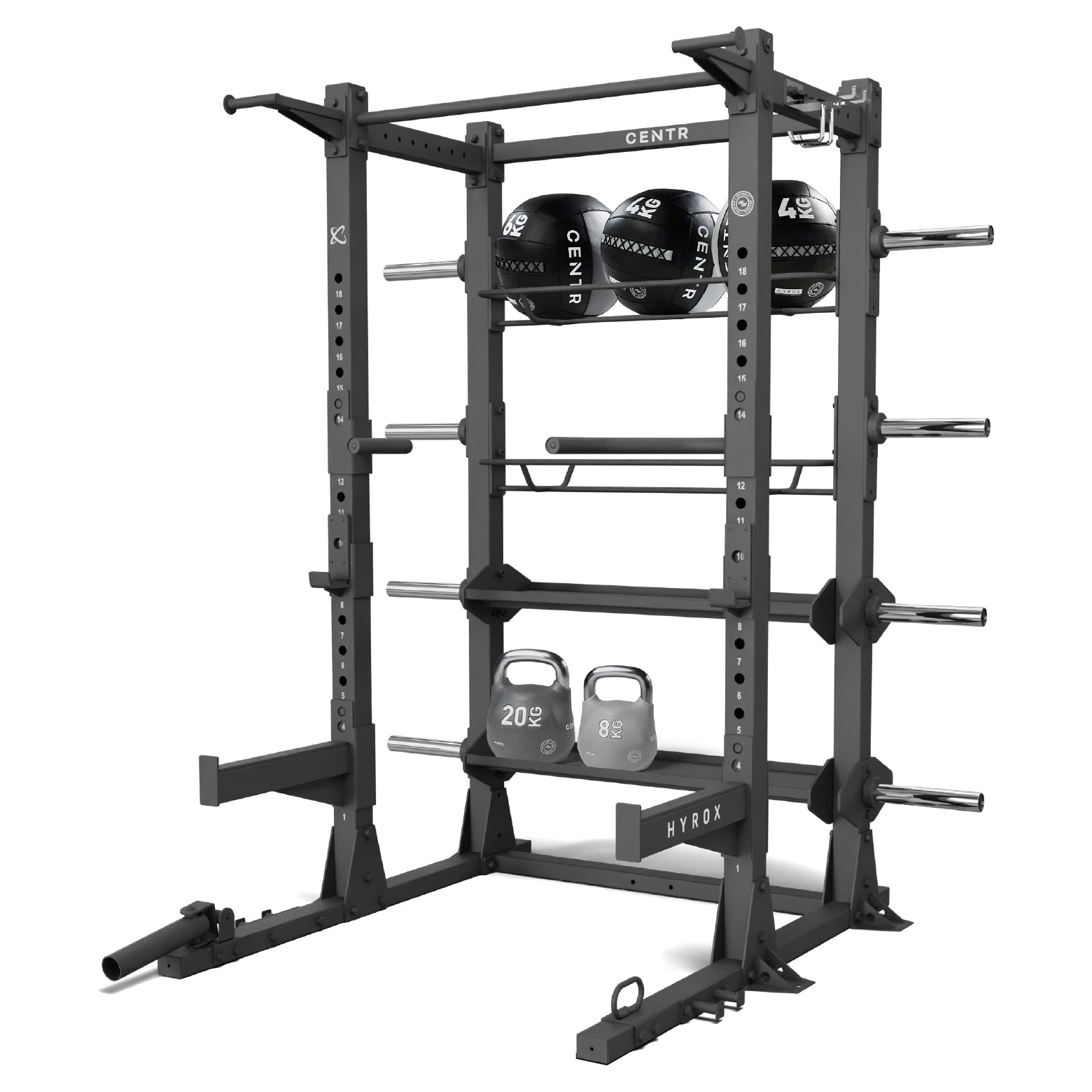 Hyrox Power Rack Centr x HYROX Perform Series Half Rack