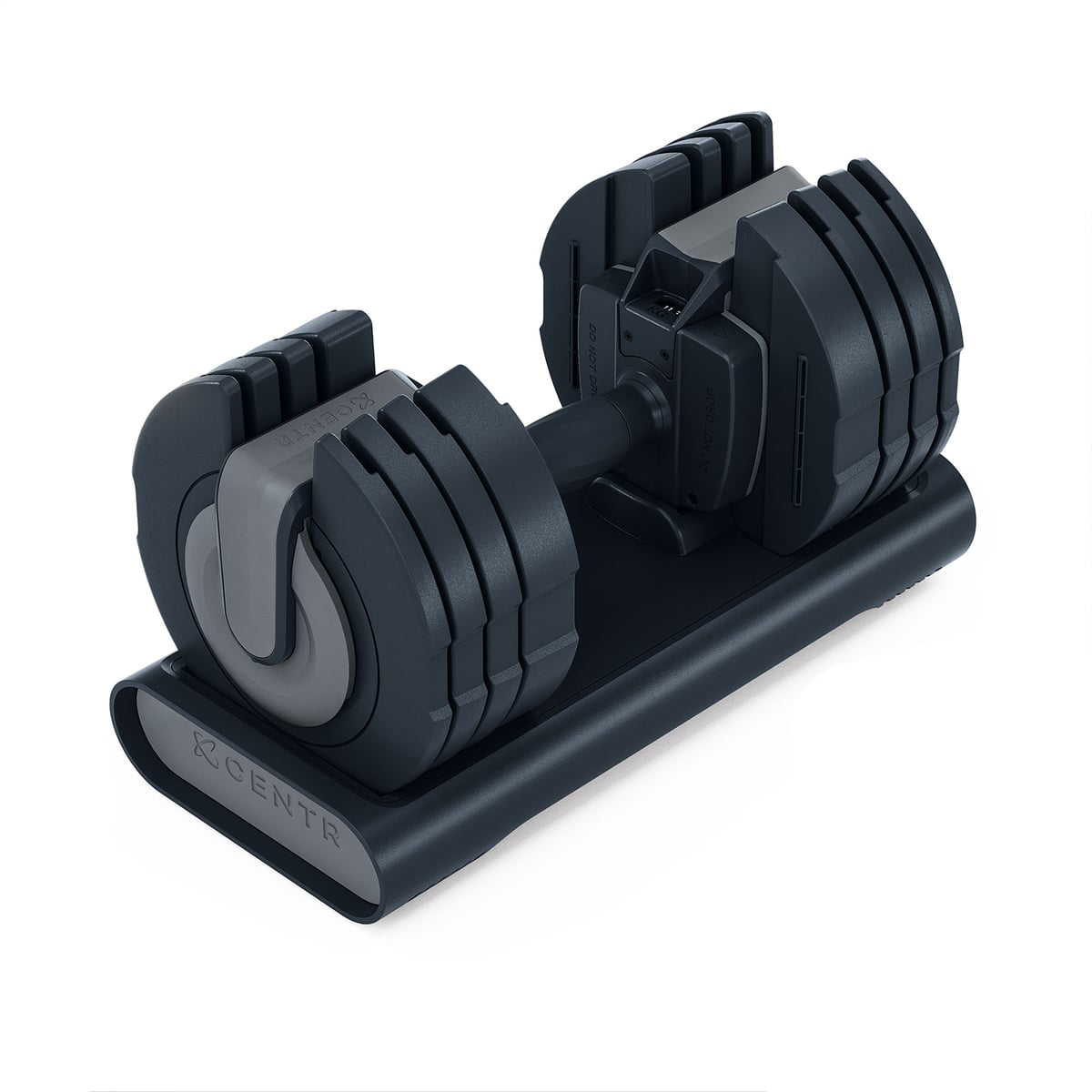 Store adjustable dumbbells