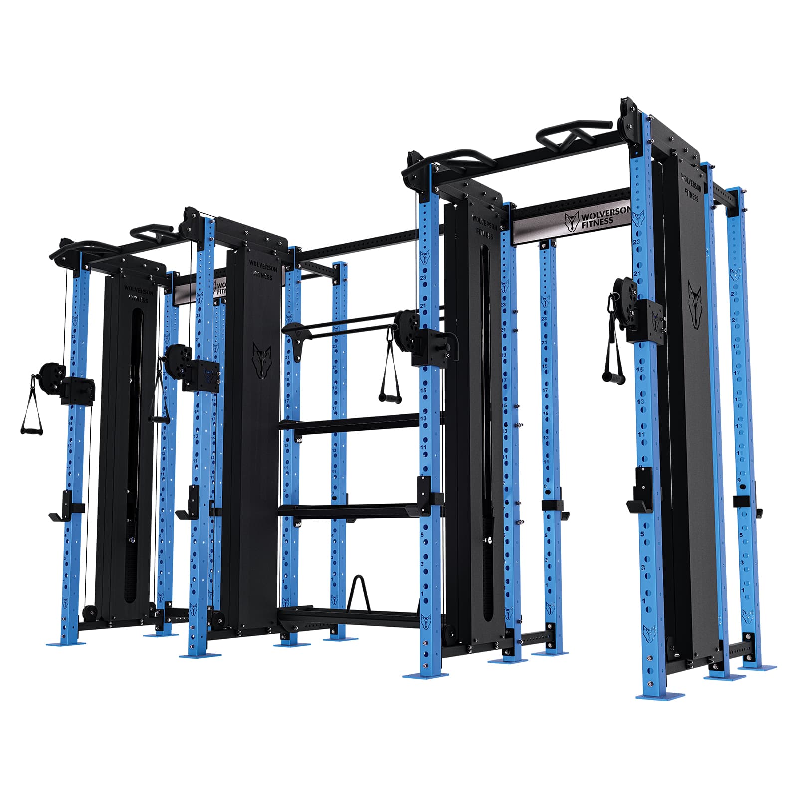 Blue squat rack sale