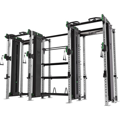 The Dual Titan Rack (w/ Storage + Squat Rack)
