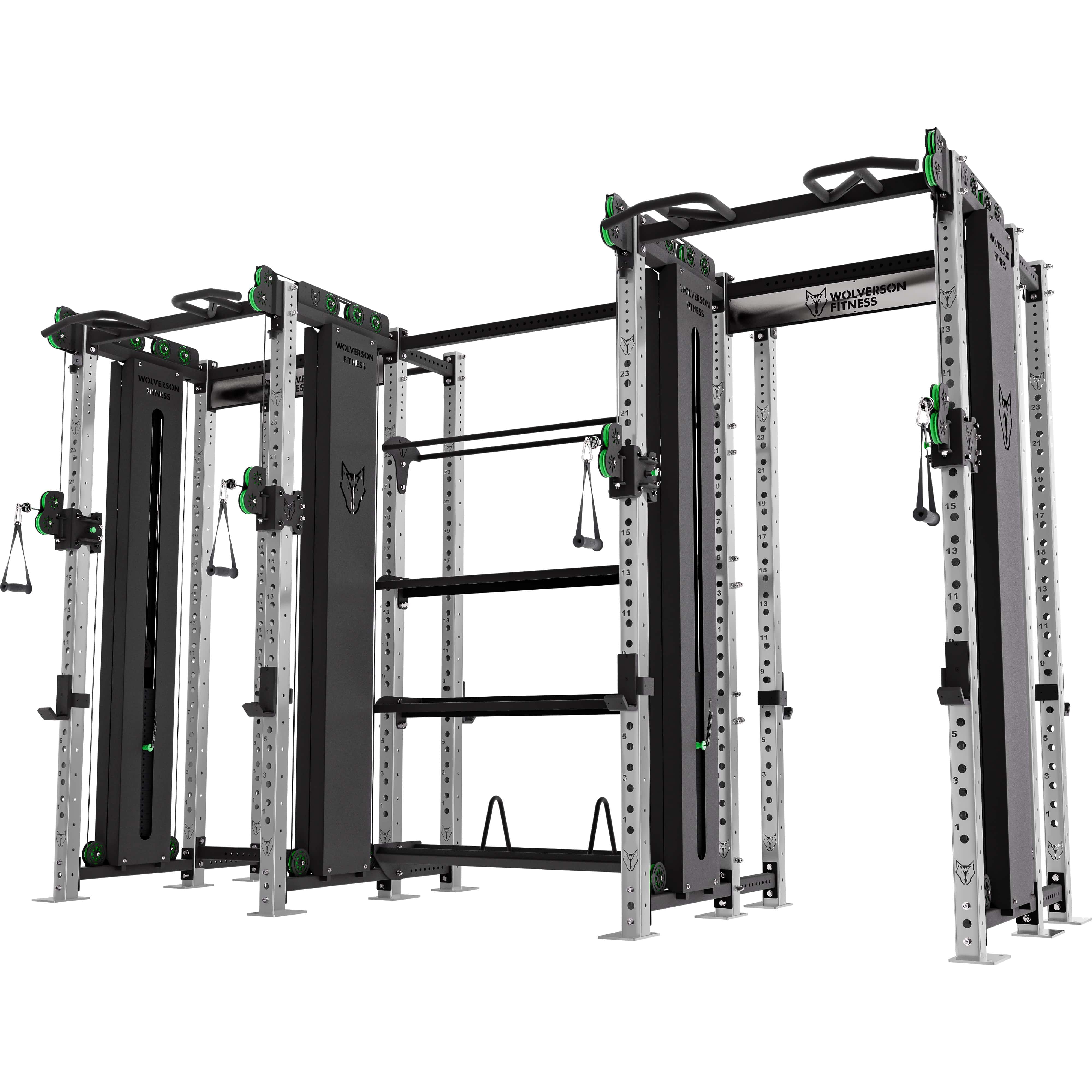 The Dual Titan Rack (w/ Storage + Squat Rack) (Pre-Order)