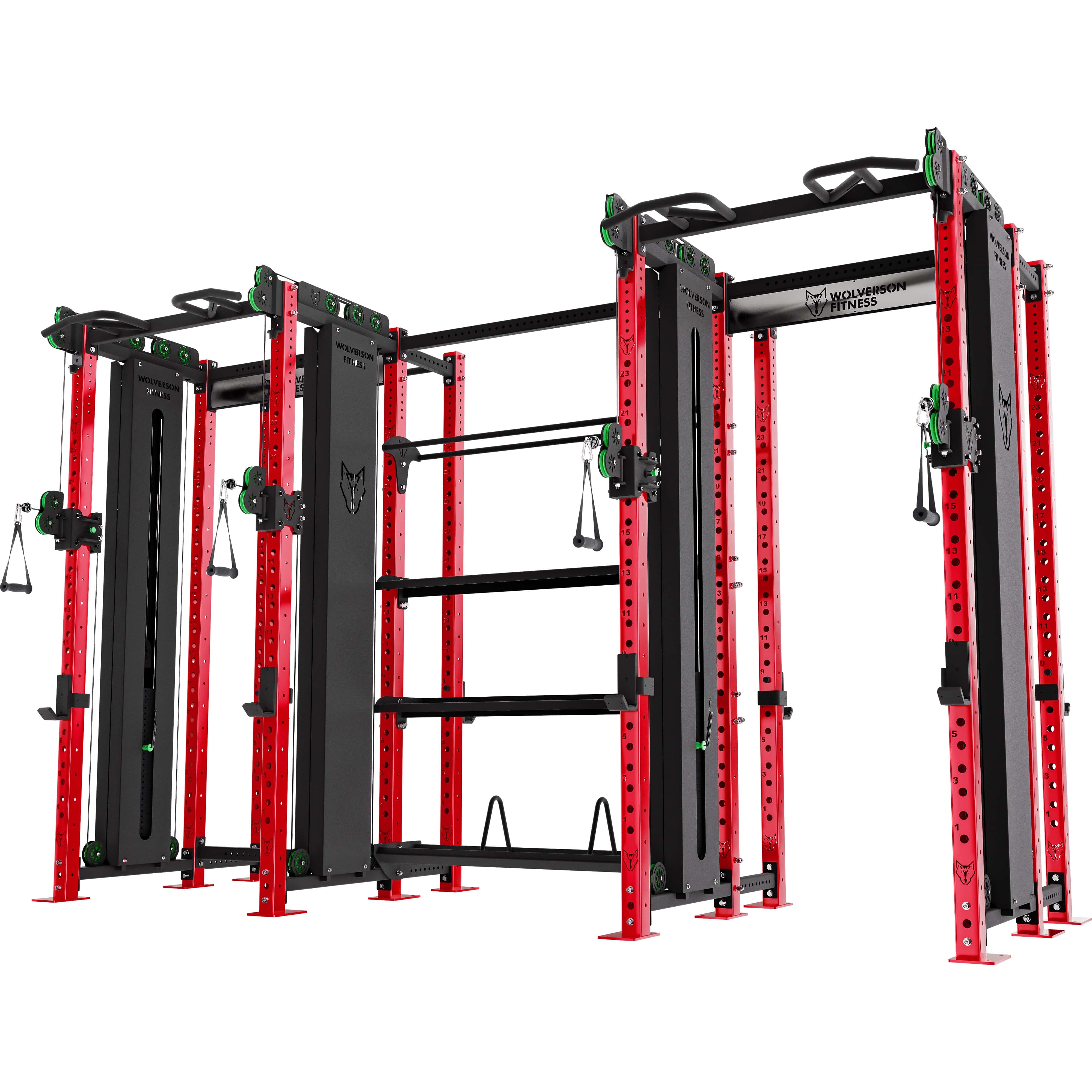 The Dual Titan Rack (w/ Storage + Squat Rack) (Pre-Order)