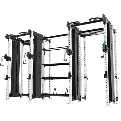 The Dual Titan Rack (w/ Storage + Squat Rack)