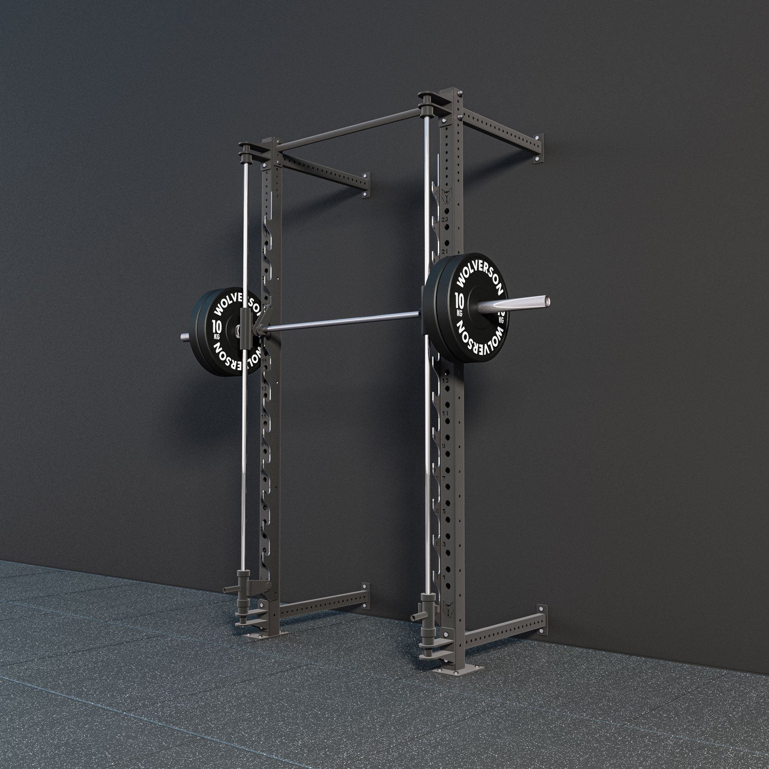 Compact Smith Machine Bar Wall Mounted Smith Machine
