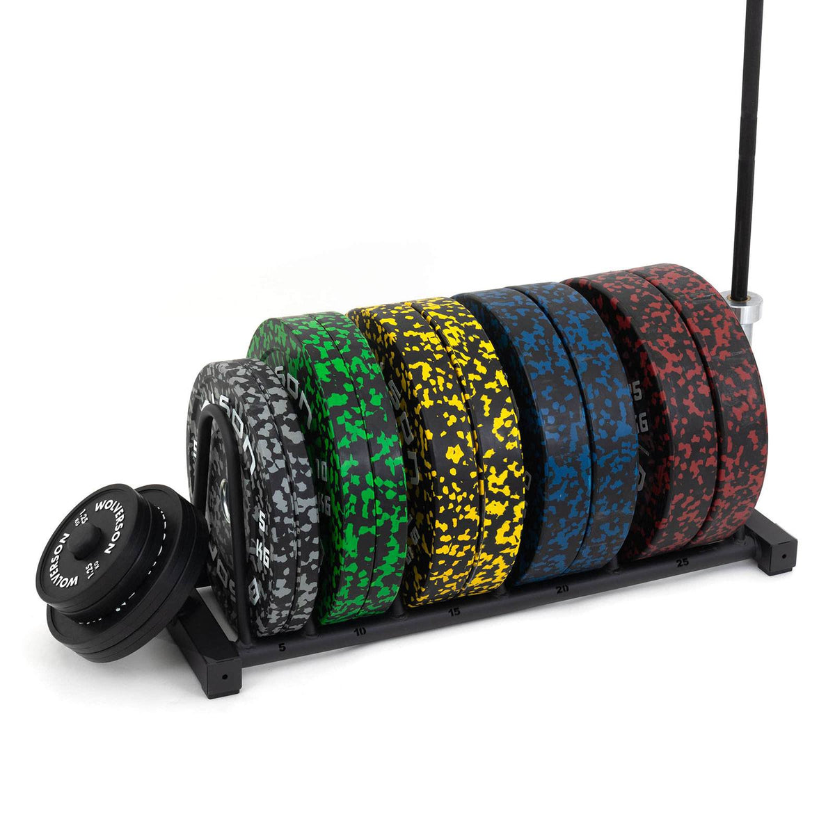 Bumper Plate Toast Rack | Weight Storage