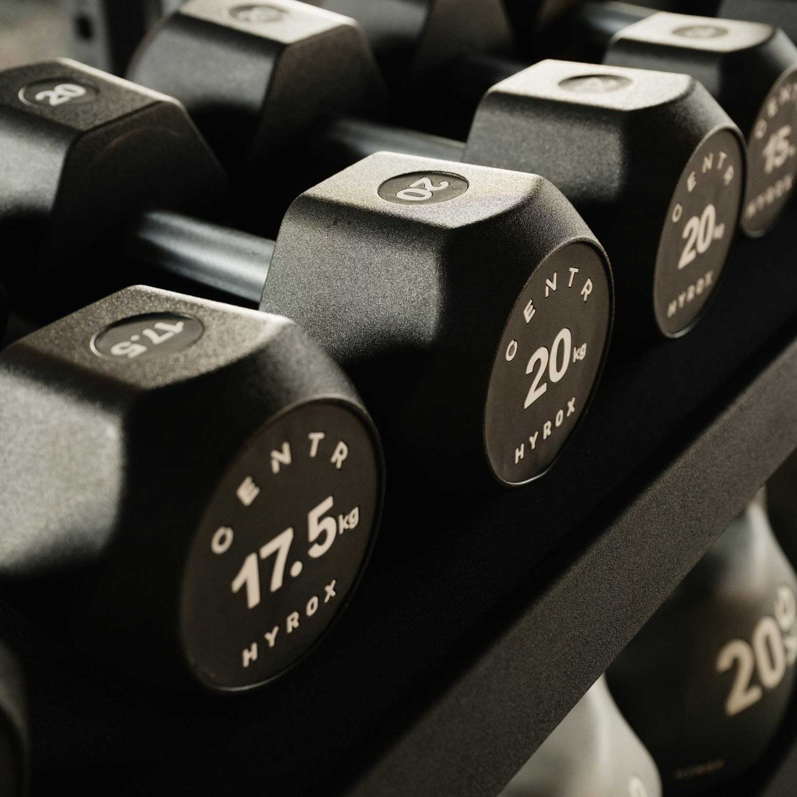 CENTR x HYROX Urethane Dumbbells (Pre-order)