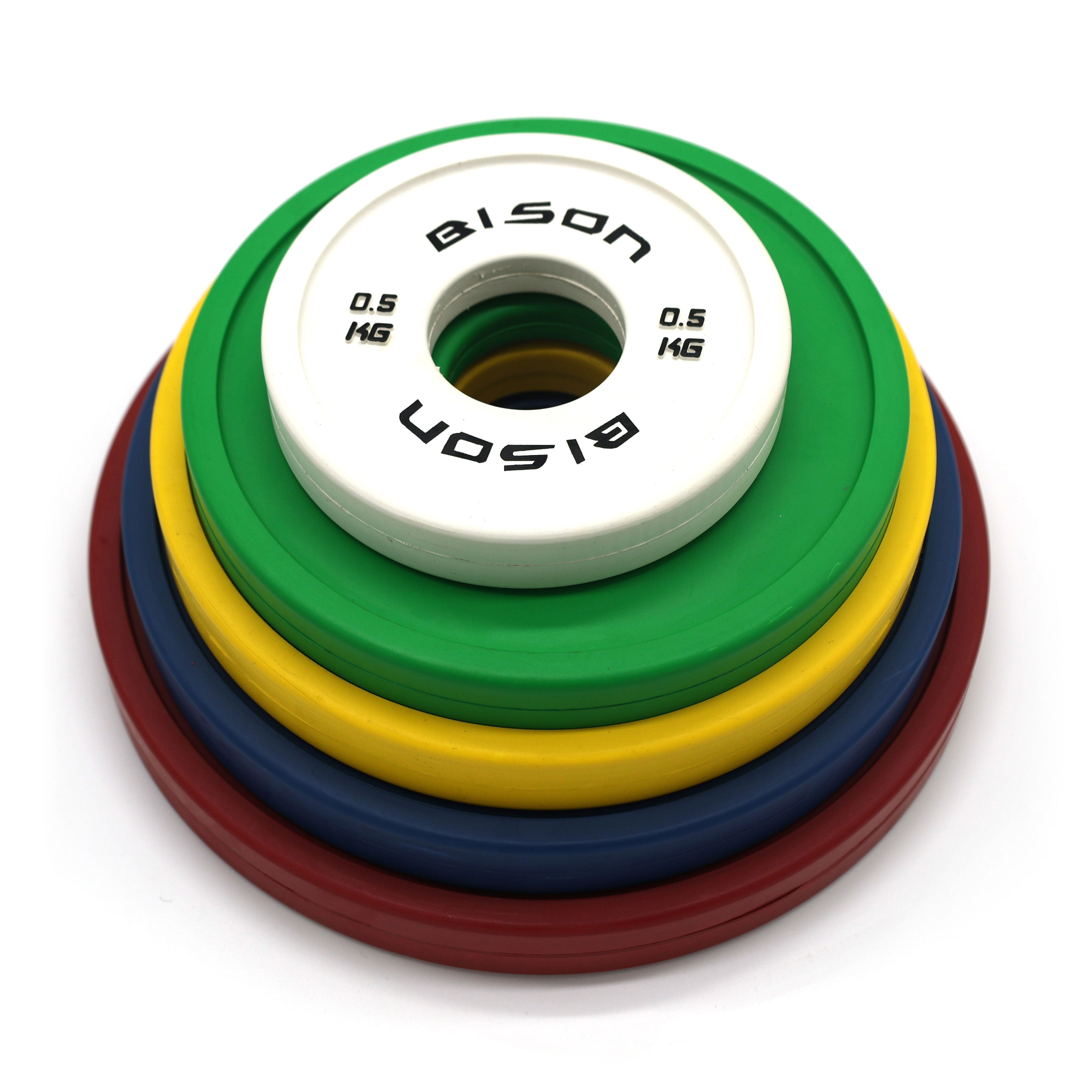 Bison Rubber 0.5kg - 2.5kg Fractional Plate Set - Ex Event