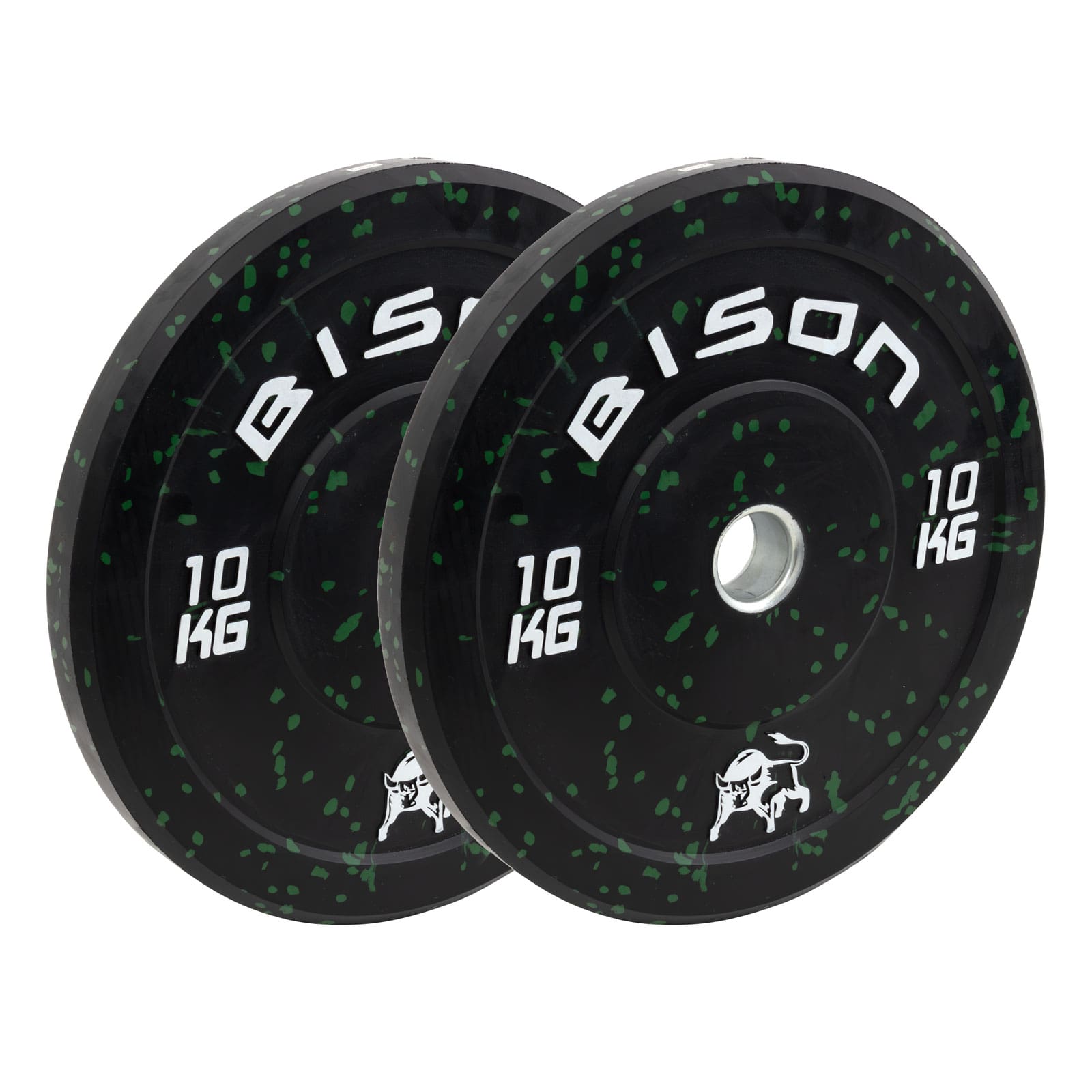 Bison Speckled Bumper Plate (10kg)