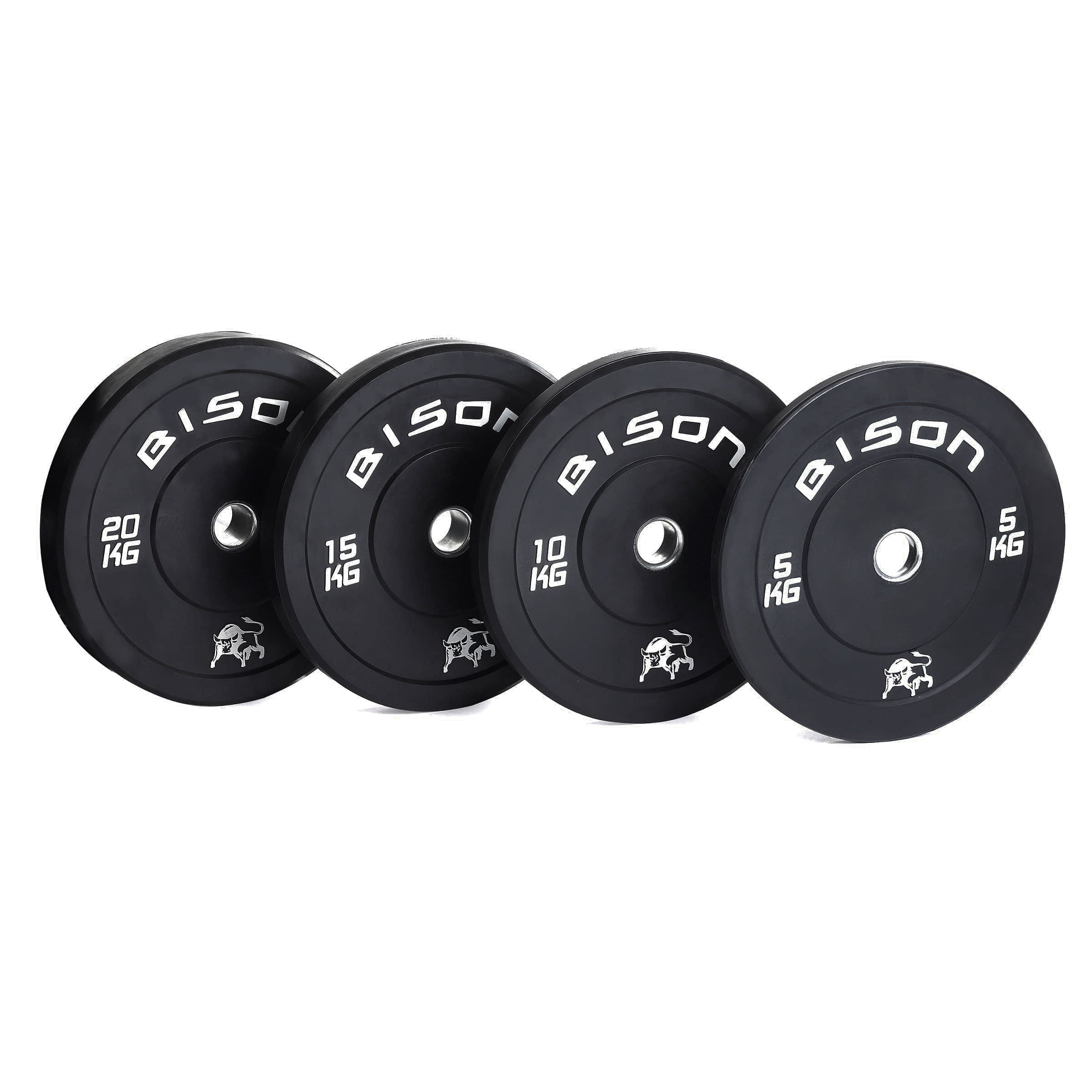 Bison Black Bumper Plates