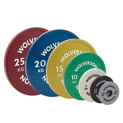 Wolverson Calibrated Powerlifting Weight Plates