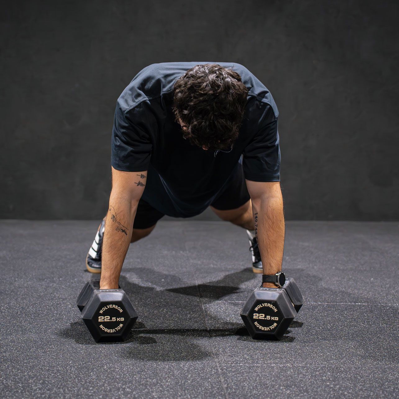 Wolverson Rubber HEX Dumbbells