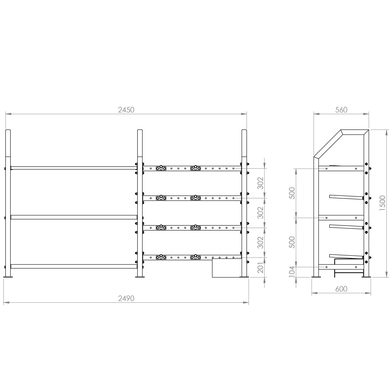 Wolverson PT Storage System