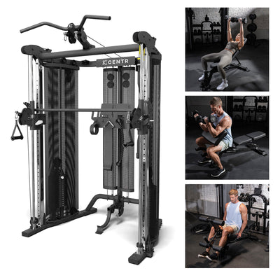 Centr SF6 Bundle (Adjustable Bench + Leg Extension/Curl + Preacher Curl Attachment)