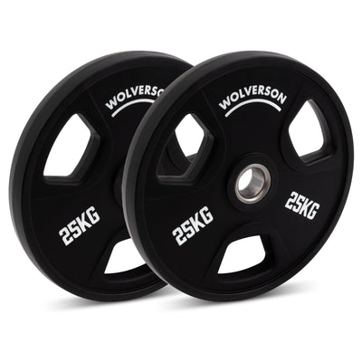 Wolverson Tri-Grip PU Olympic Weight Plates