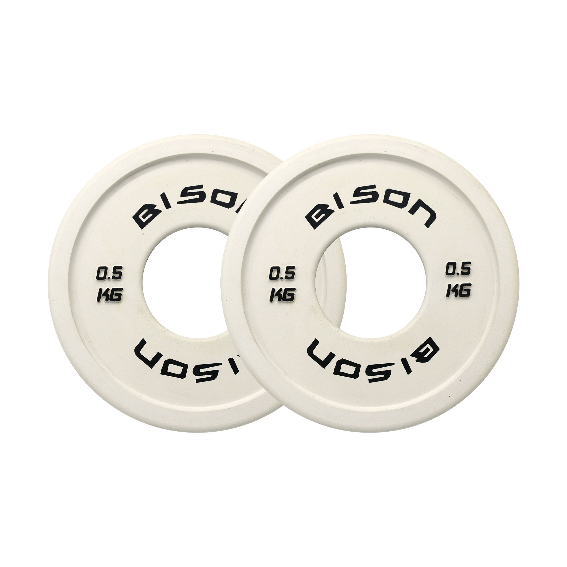Bison Rubber 0.5kg - 2.5kg Fractional Plate Set - Wolverson Fitness