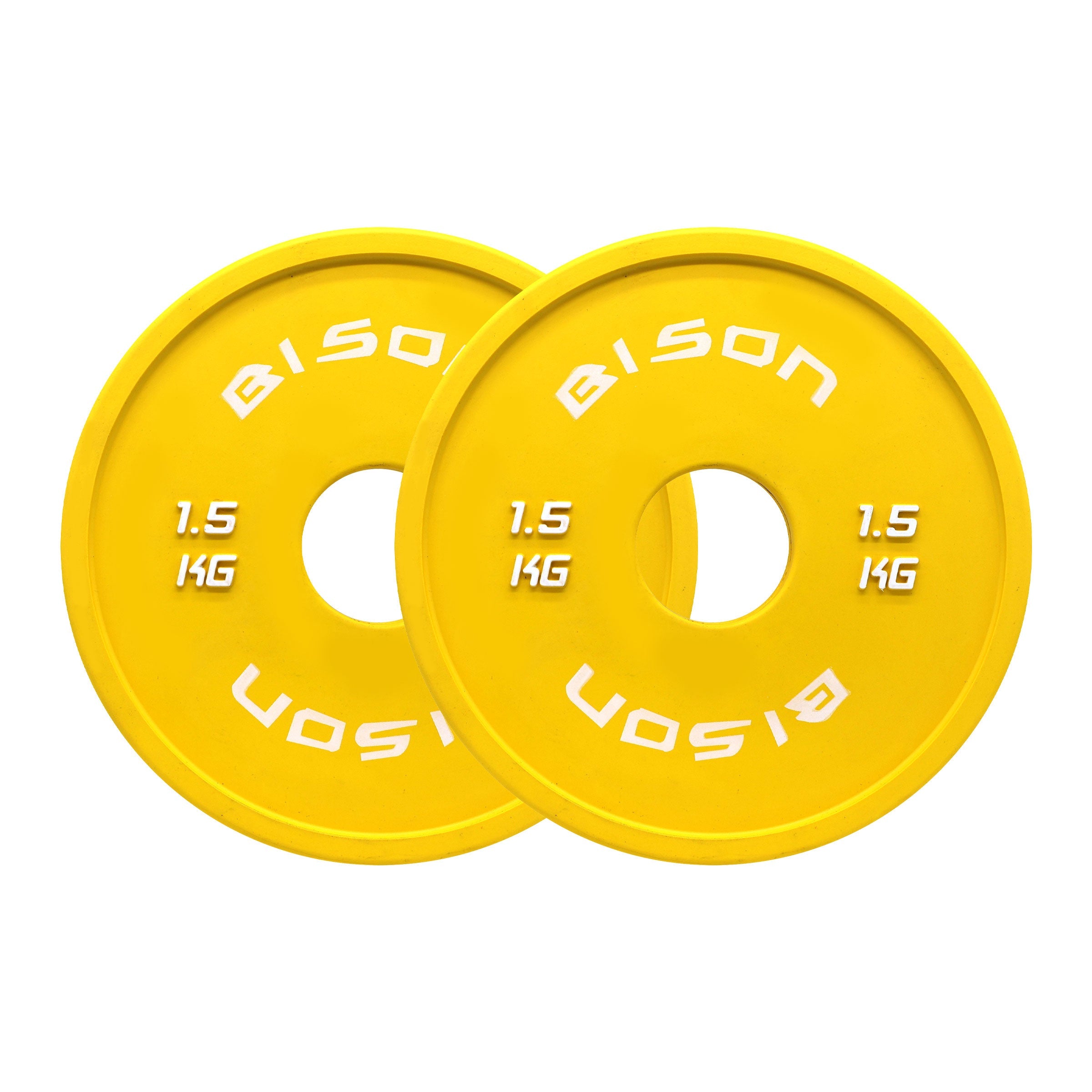 Bison Rubber 0.5kg - 2.5kg Fractional Plate Set - Wolverson Fitness
