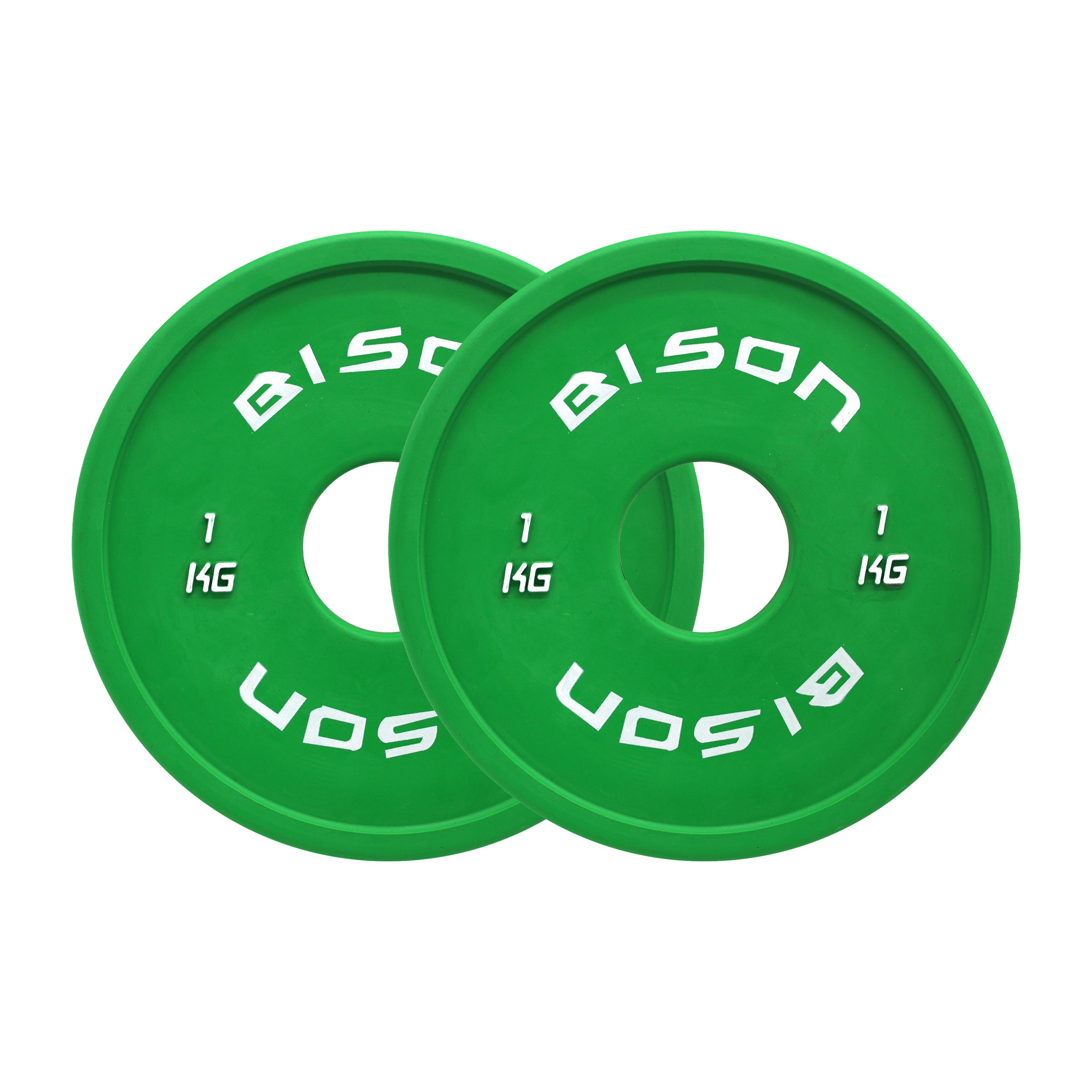 Bison Rubber 0.5kg - 2.5kg Fractional Plate Set - Wolverson Fitness