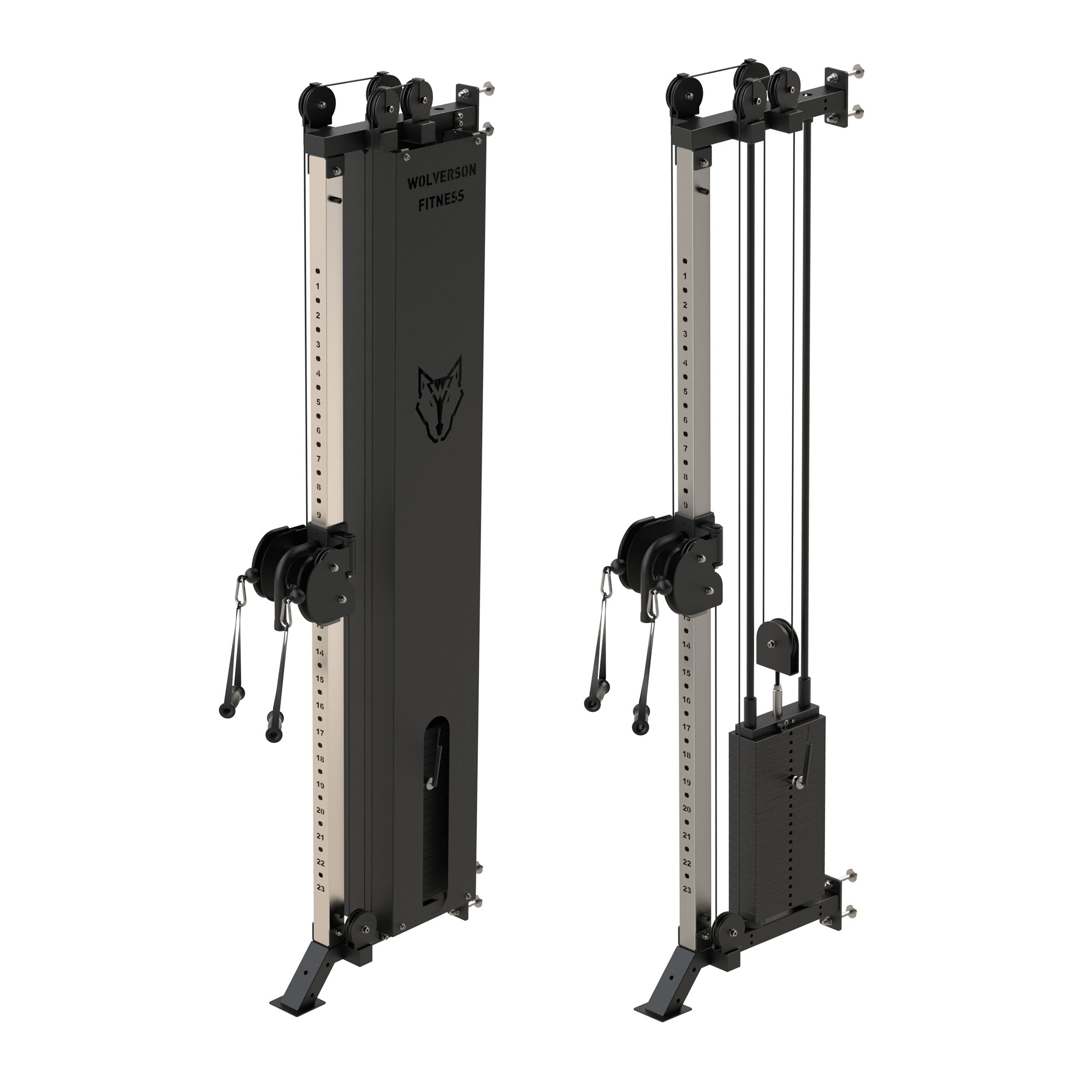 Bison Series - Single Pulley Attachment (PRE-ORDER - SHIPPING W/C 21/11) - Wolverson Fitness