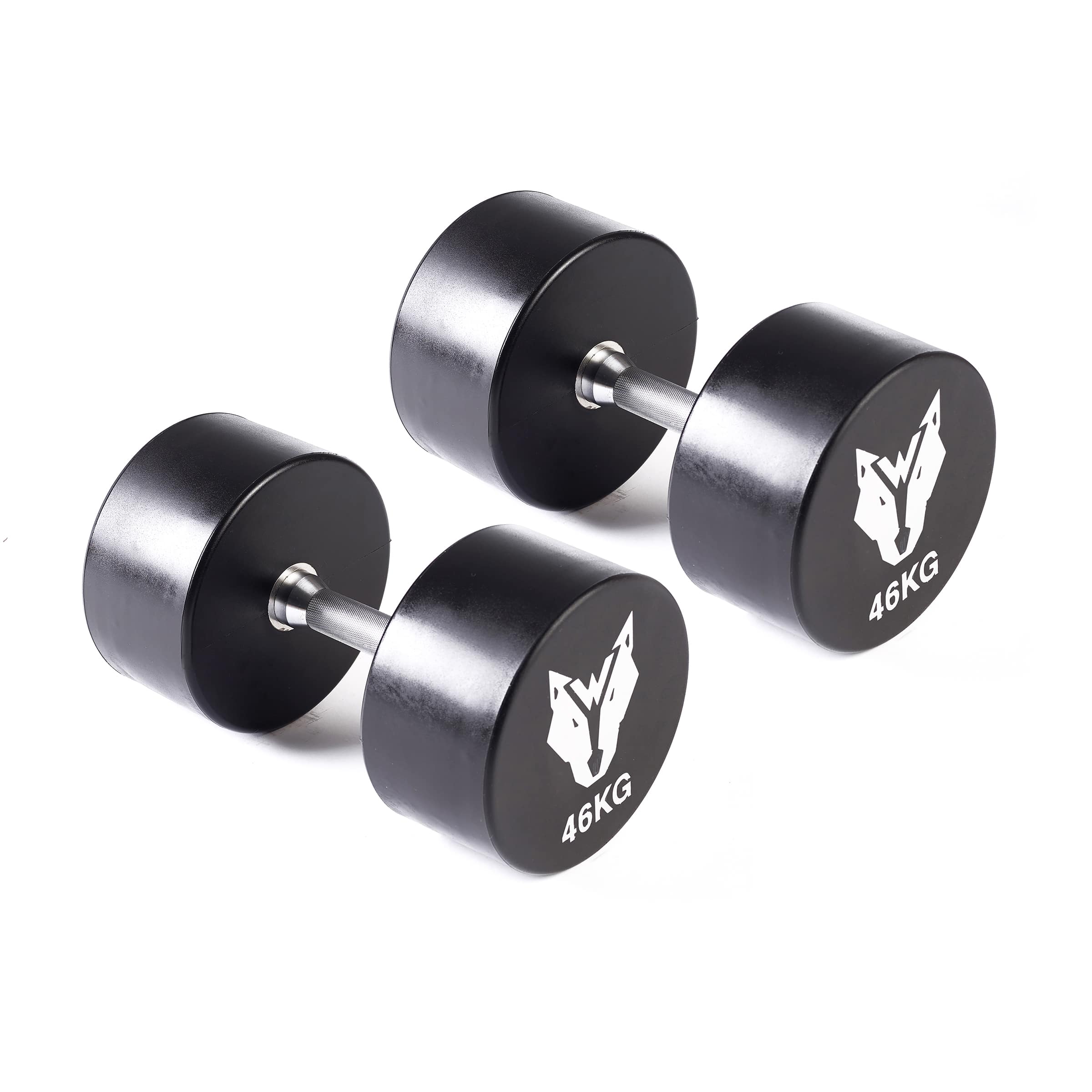 Wolverson PU Dumbbell 30 Pair Set With Rack - Wolverson Fitness
