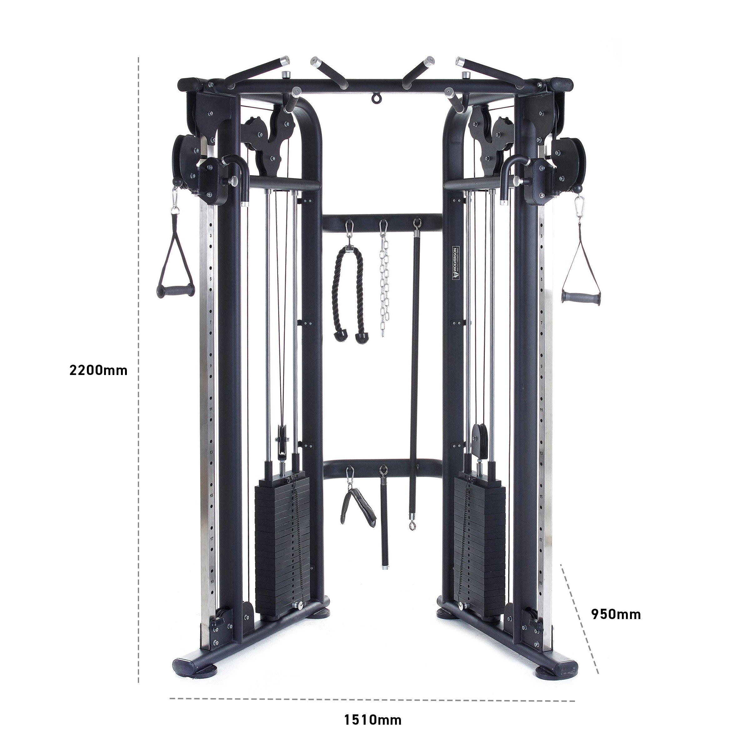 Pulley machine clearance