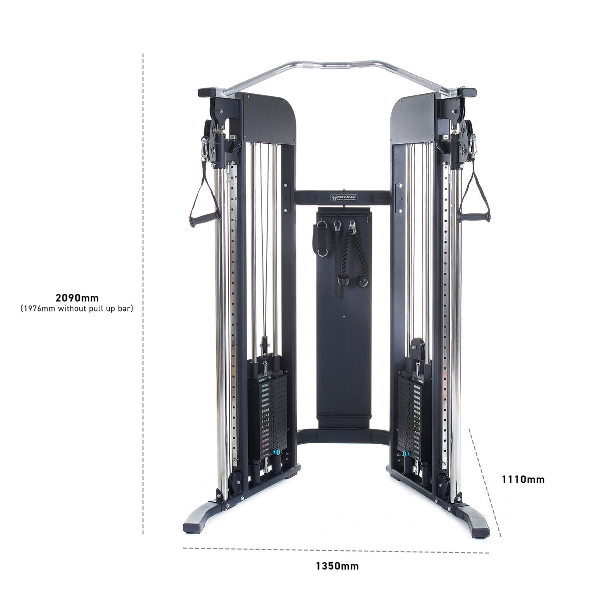 Wolverson Fitness Dual Adjustable Pulley System