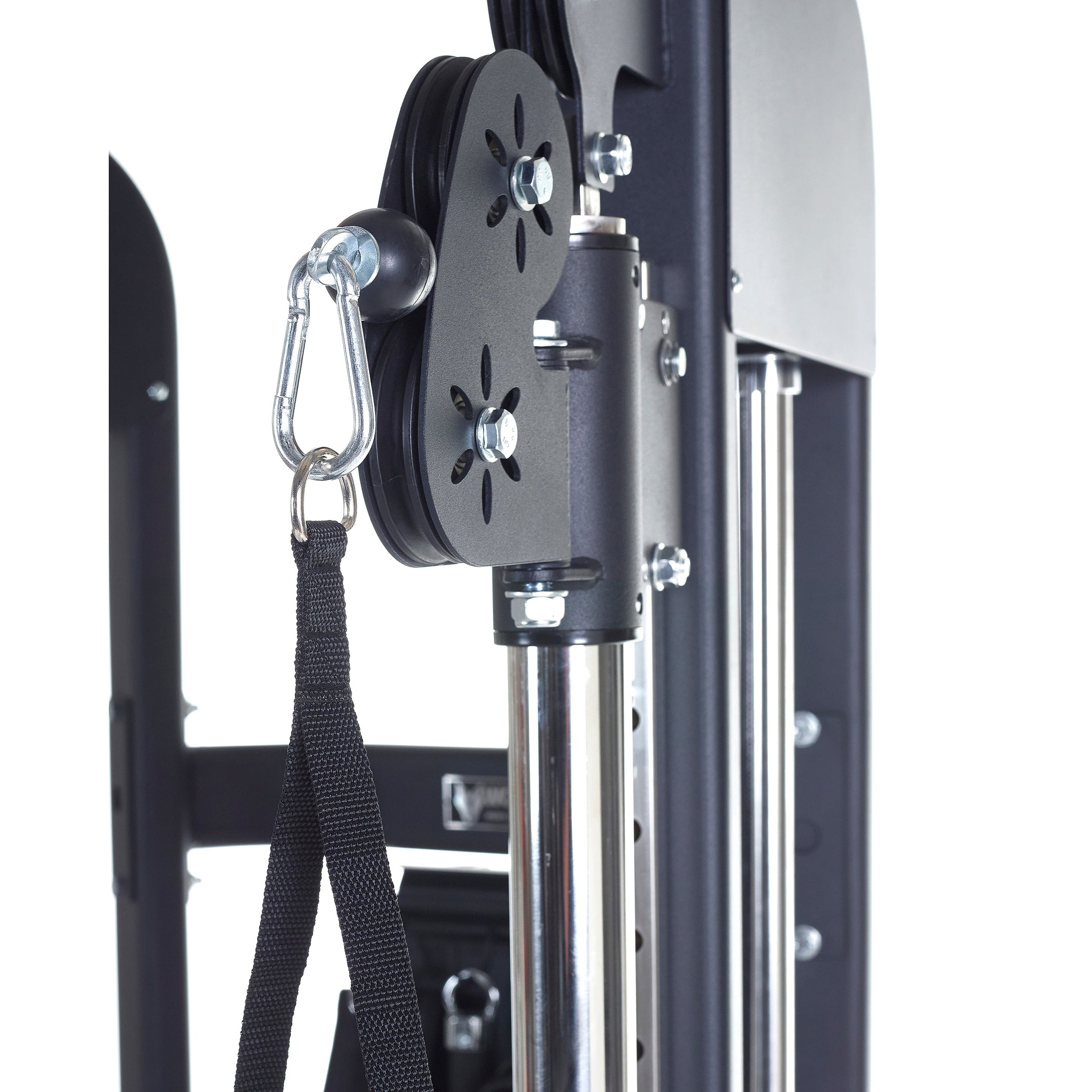 Compact home 2025 gym pulley system