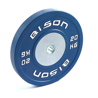 Bison Colour Olympic Competition Bumper Plates 140kg Set